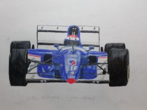 Olivier Panid Ligier F1 Drawing