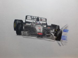 David Coulthard F1 Drawing
