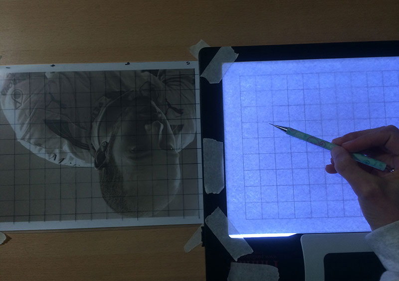 How to Grid Portraits, by Artist Sophie Lawson