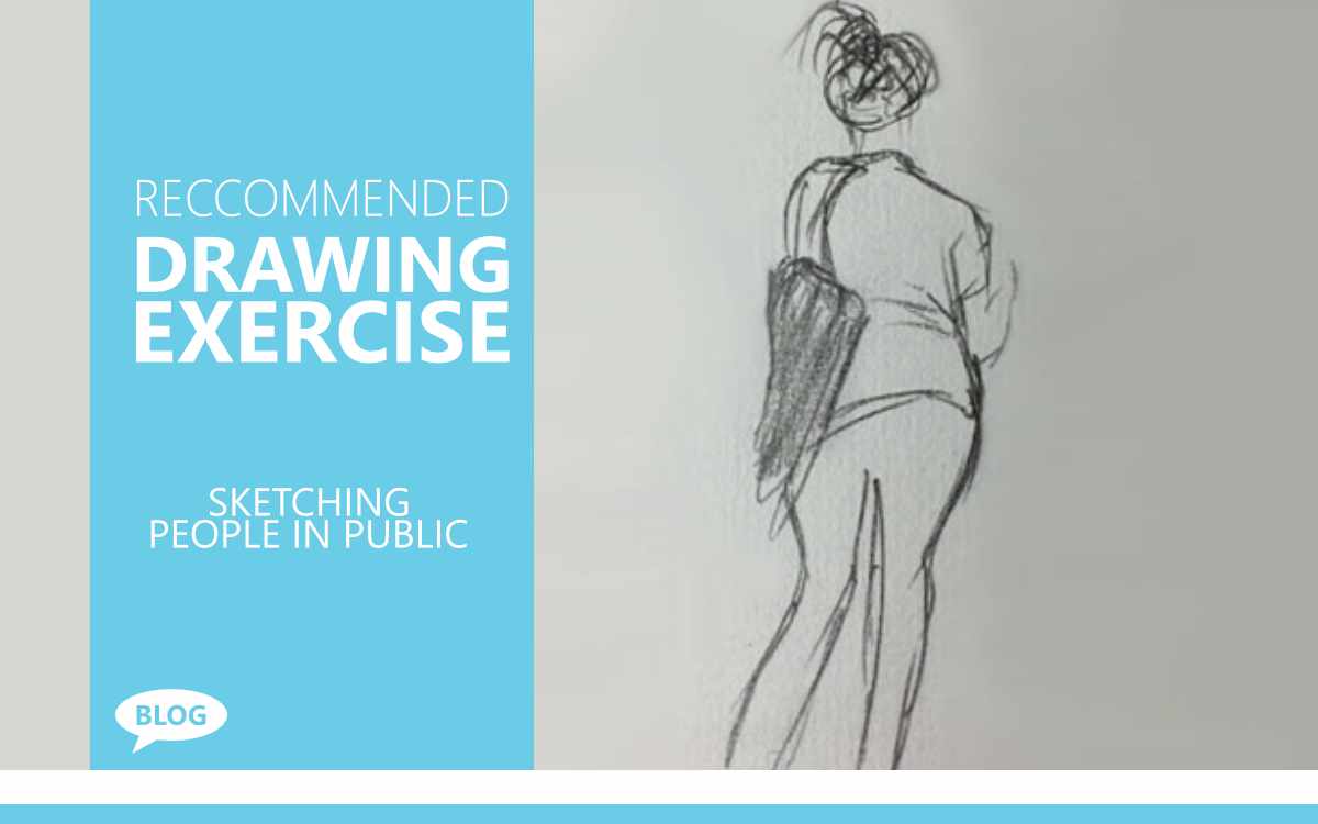 SKETCHING PEOPLE IN PUBLIC • DRAWING EXERCISE