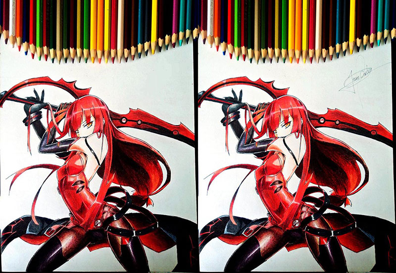 Comparison of drawing by Art Thief with Artist JeanCarlo183's