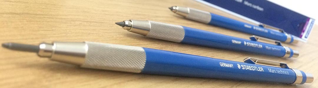 Staedtler Mars Technico 2mm clutch pencils, by Artist Sophie Lawson