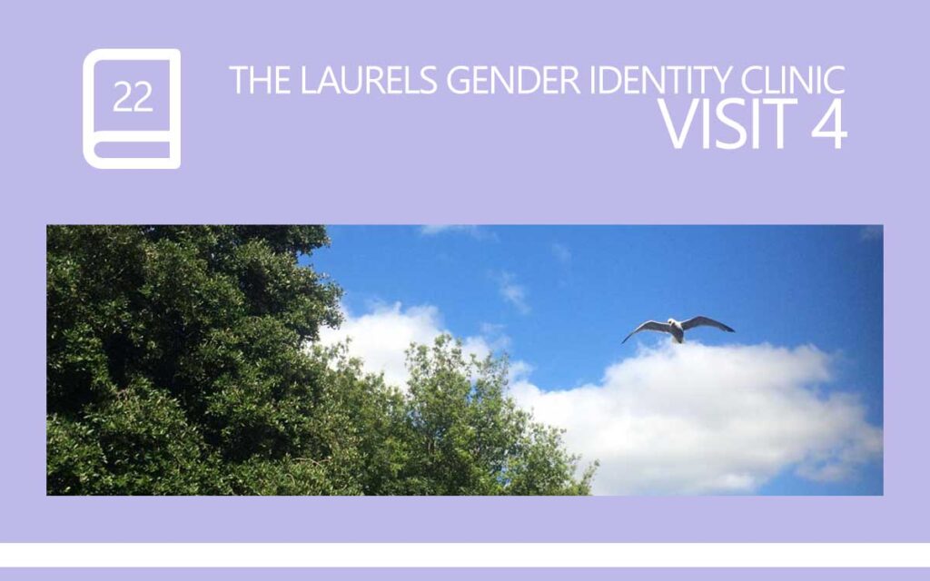 The Laurels Gender Identity Clinic Visit 4, with Transgender Model & Artist Sophie Lawson