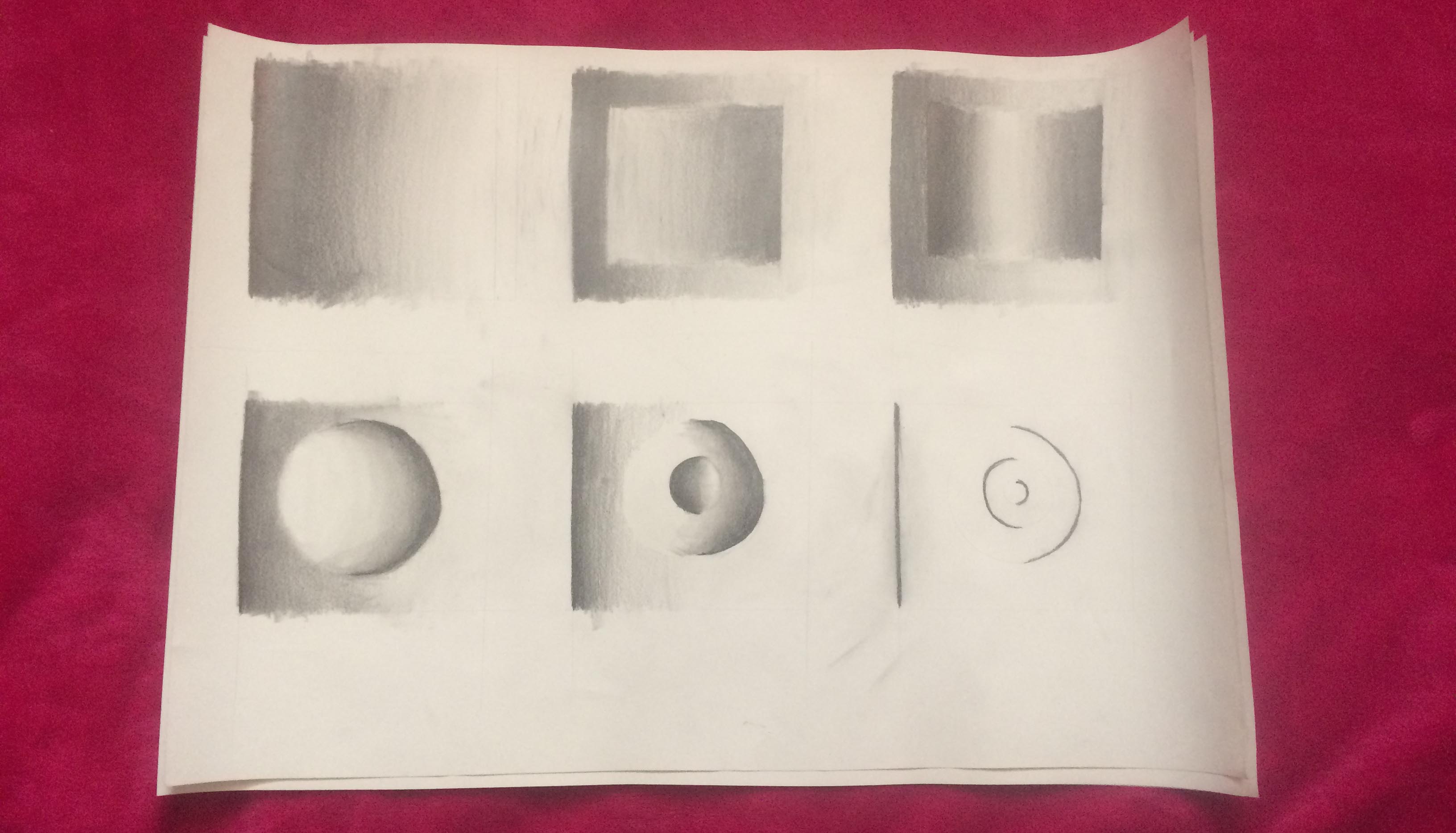 Katie Comley Jones Art Class Depth & Tone Drawing Exercises by Artist Sophie Lawson