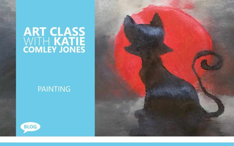 Katie Comley Jones Art Class, with Artist Sophie Lawson