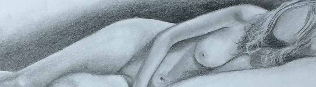 Life Drawing with a Nude Model, by Artist Sophie Lawson
