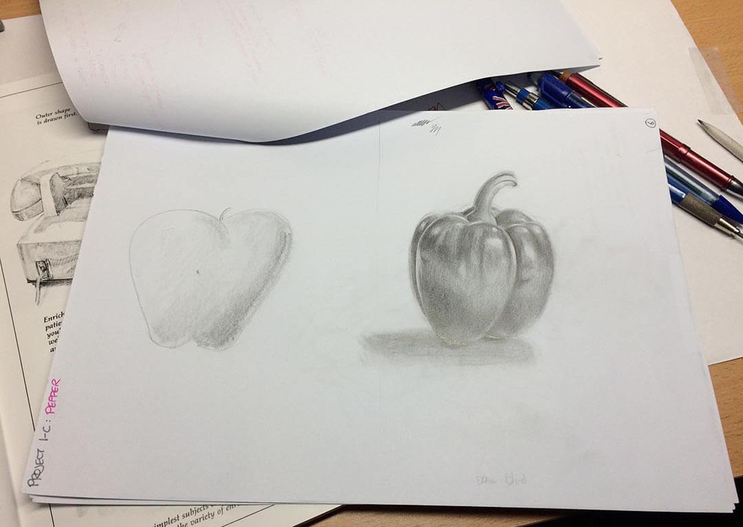 So today owas doing the second traning in the keys to drawing why