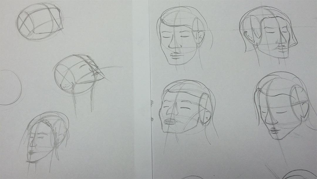 Drawing the Human Head, by Artist Sophie Lawson