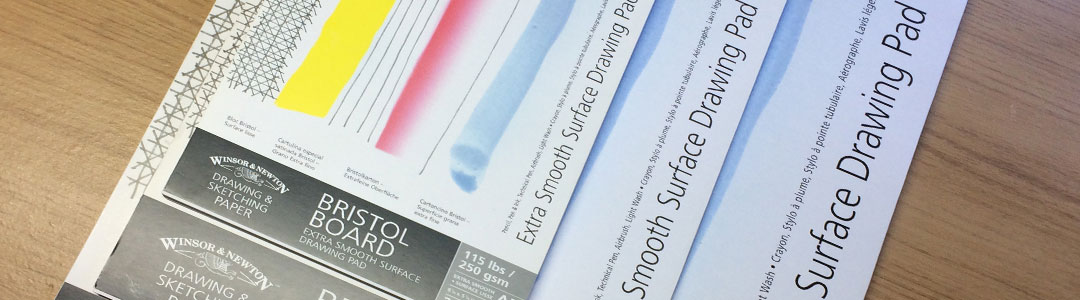 Winsor & Newton Extra Smooth Surface Drawing Pad Bristol Board - One of Artist Sophie Lawson's Recommended Tools
