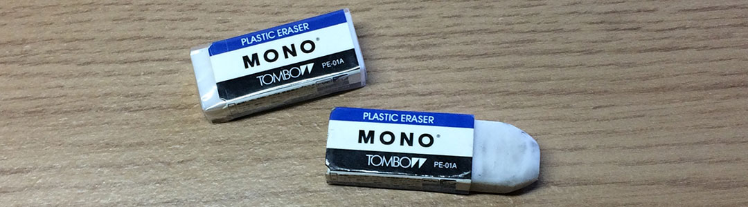 Tombow Mono Plastic Eraser - One of Artist Sophie Lawson's Recommended Tools