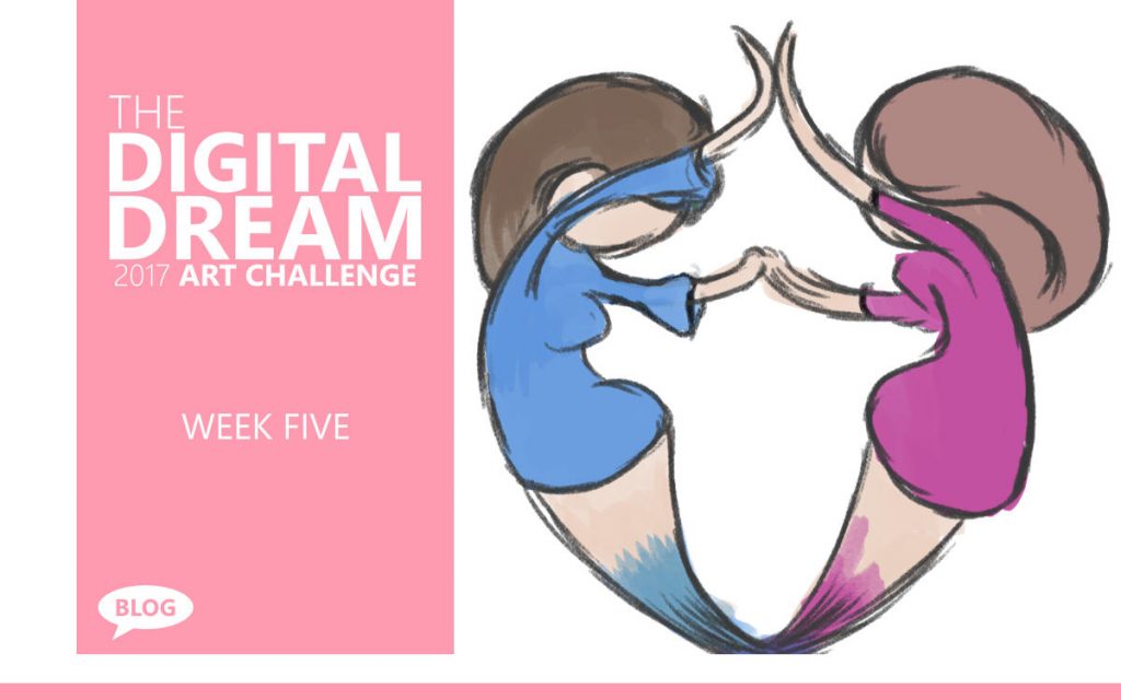 The Digital Dream Art Challenge Week Five - Art Blog with Artist Sophie Lawson