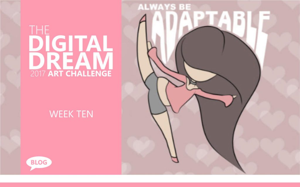 The Digital Dream Art Challenge Week Ten - Art Blog with Artist Sophie Lawson