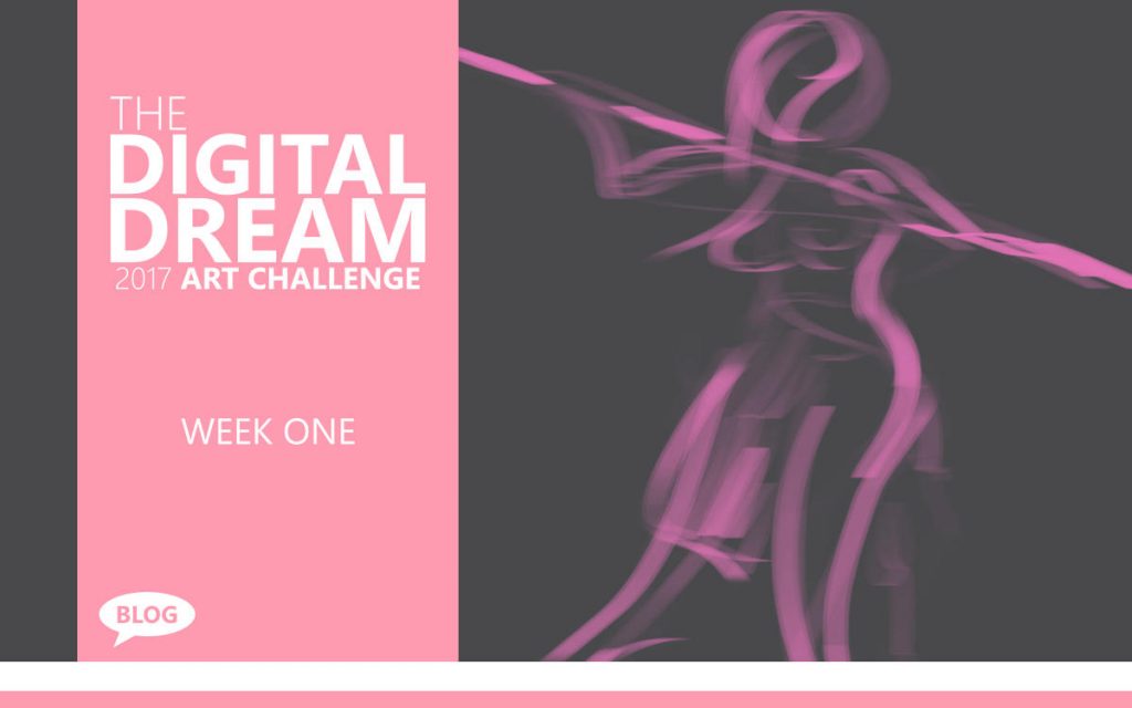 The Digital Dream Art Challenge Week One - Art Blog with Artist Sophie Lawson