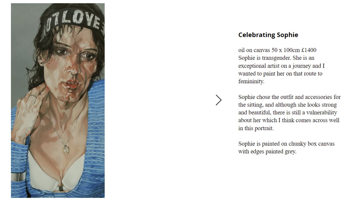 Celebrating Sophie Oil Painting by Artist Jo Beer - Art Blog with Artist Sophie Lawson
