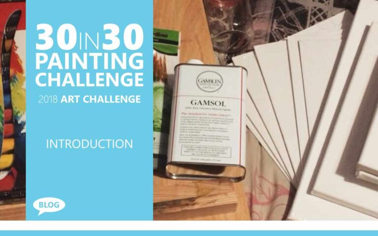 30 in 30 Painting Challenge 2018, An Art Challenge with Artist Sophie Lawson