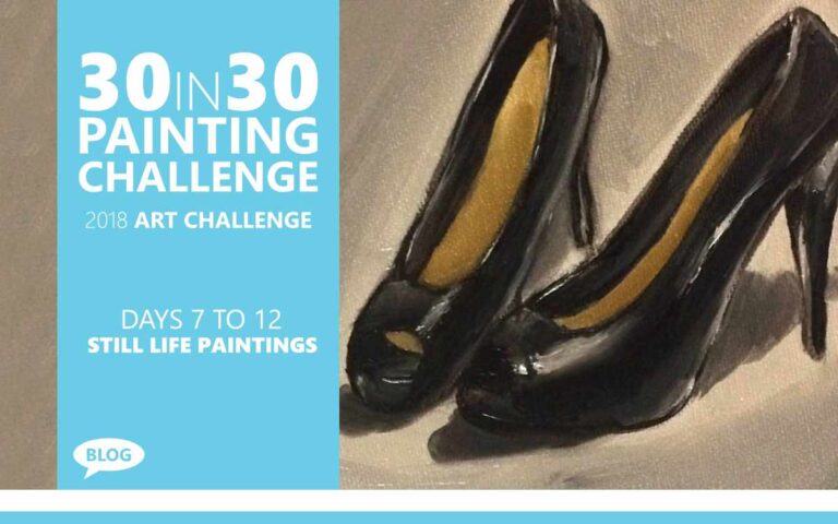 30 in 30 Painting Challenge 2018, Still Life Painting with Artist Sophie Lawson