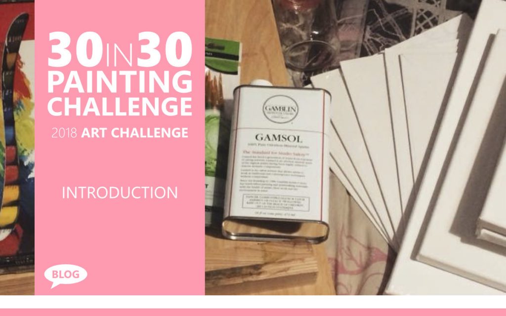 30 in 30 Painting Challenge 2018 with Artist Sophie Lawson