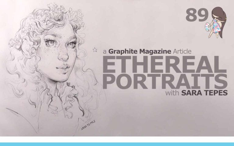 GRAPHITE MAGAZINE ARTICLE 'ETHEREAL PORTRAITS, WITH SARA TEPES' : Episode 89 of the So Free Art Podcast, with Artist Sophie Lawson
