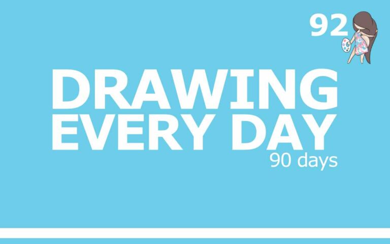 DRAWING EVERY DAY FOR A YEAR - 90 DAYS : Episode 92 of the So Free Art Podcast, with Artist Sophie Lawson