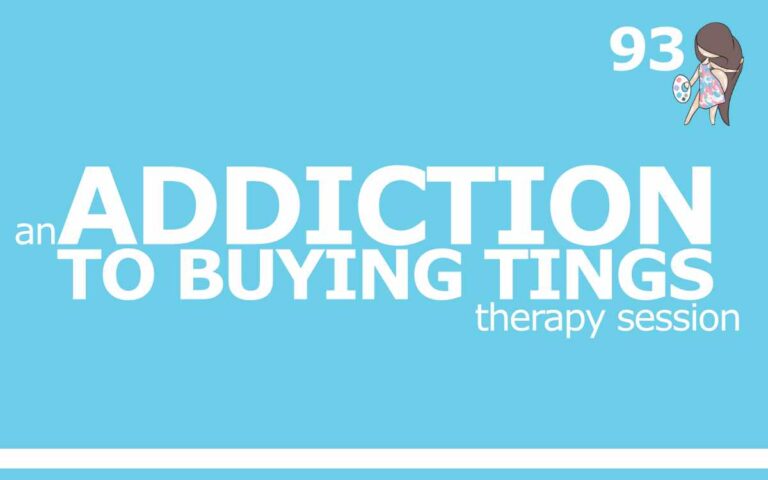 An Addiction to Buying Tings Therapy Session : Episode 93 of the So Free Art Podcast, with Artist Sophie Lawson