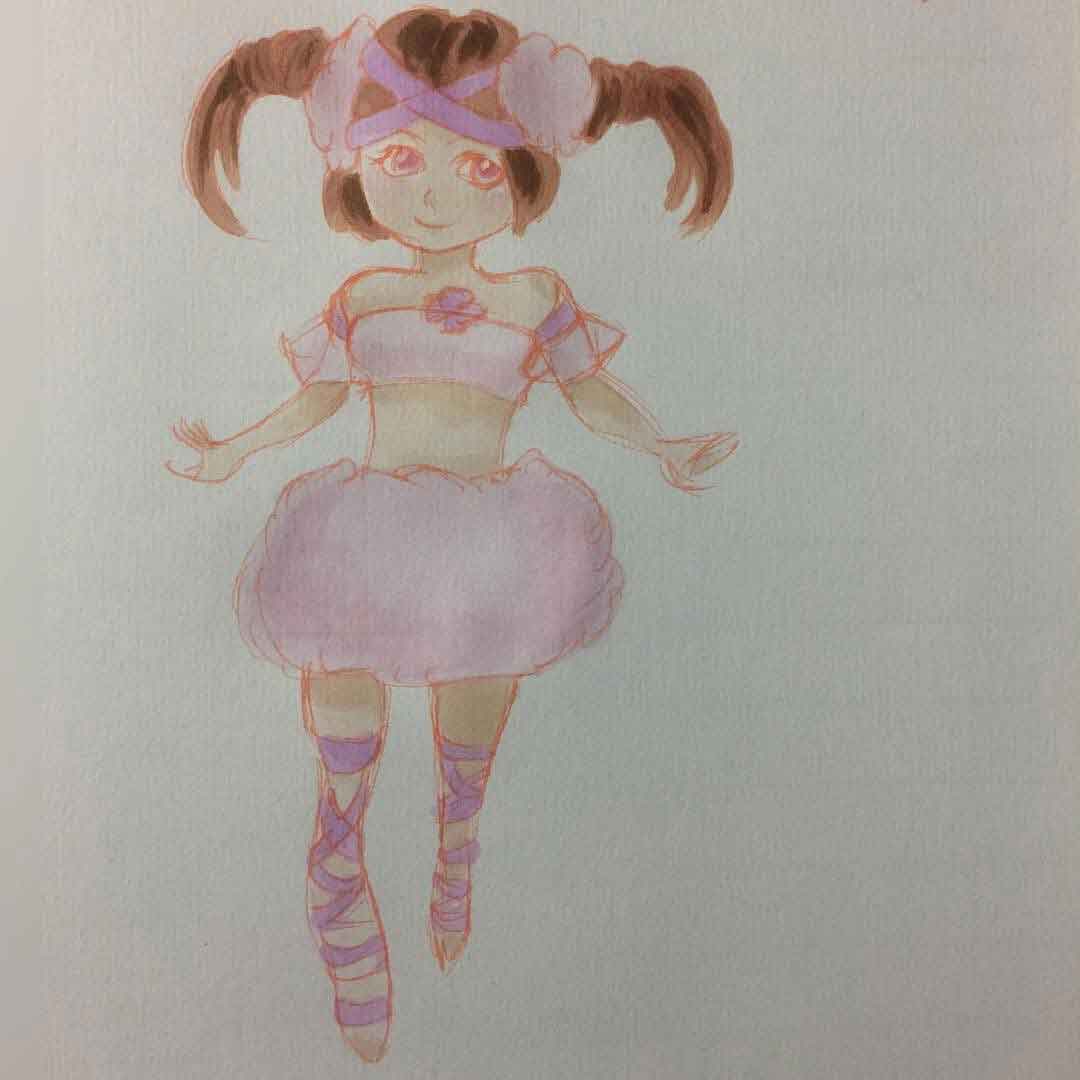 COPIC MARKERS FIGURE SKETCH FROM ONE OF ME ART BOOKS