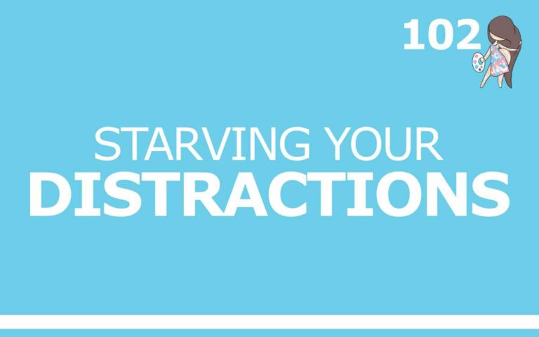 Starving Your Distractions : Episode 102 of the So Free Art Podcast, with Artist Sophie Lawson
