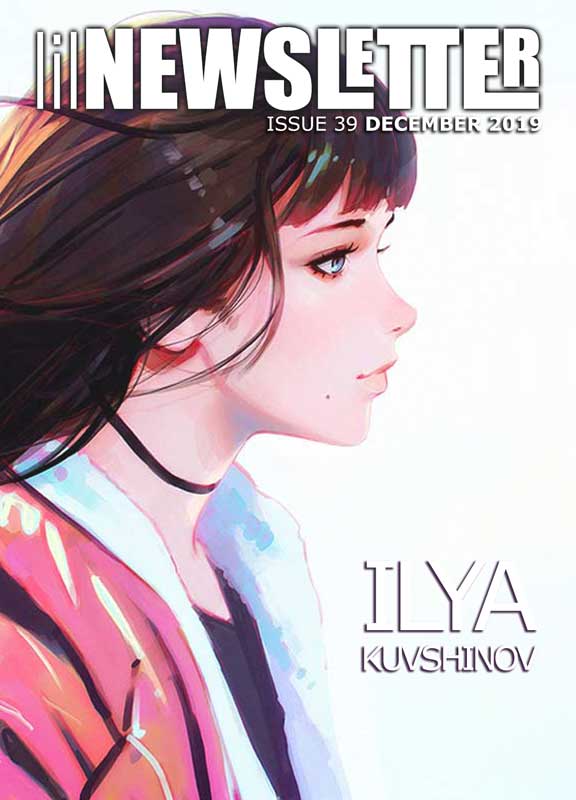 lilNEWSLETTER Issue 39 - December 2019 : Ilya Kuvshinov Inspirational Artwork