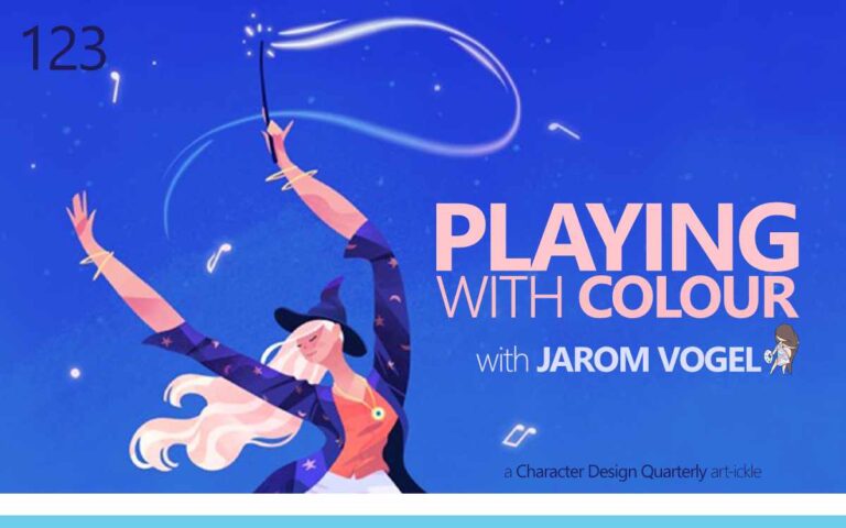 PLAYING WITH COLOR with JAROM VOGEL - a Character Design Quarterly Magazine Article : Episode 123 of the So Free Art Podcast, with Artist Sophie Lawson