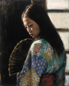 Study for Japanese Girl II by Inspirational Artist Fabian Perez