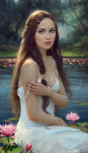 Inspirational Art : Water Lily Dream by Selenada