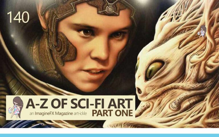 THE A-Z OF SCI-FI ART PART ONE - an ImagineFX Magazine Article : Episode 140 of the So Free Art Podcast, with Artist Sophie Lawson