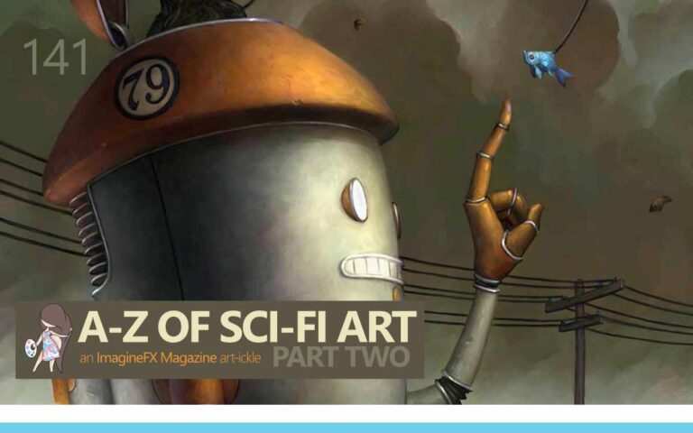 THE A-Z OF SCI-FI ART PART TWO - an ImagineFX Magazine Article : Episode 141 of the So Free Art Podcast, with Artist Sophie Lawson