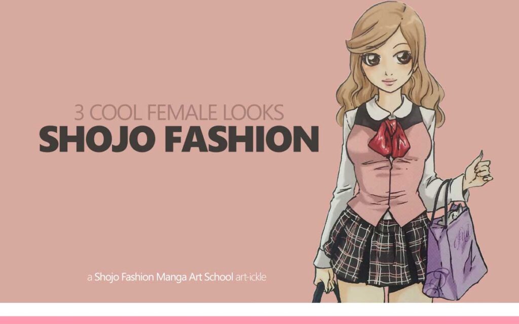 3 COOL FEMALE SHOJO FASHION LOOKS - an art book Article : Episode 144 of the So Free Art Podcast, with Transgender Artist Sophie Lawson