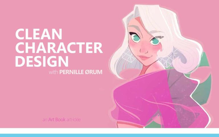 CLEAN CHARACTER DESIGN WITH PERNILLE ØRUM - an art book Art-ickle : Episode 149 of the So Free Art Podcast, with Artist Sophie Lawson