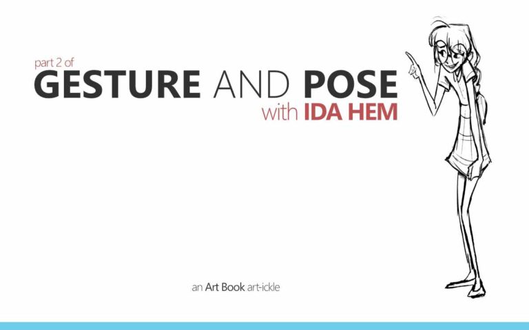 155 • GESTURE AND POSE WITH IDA HEM PART 2 : AN ART BOOK ART-ICKLE