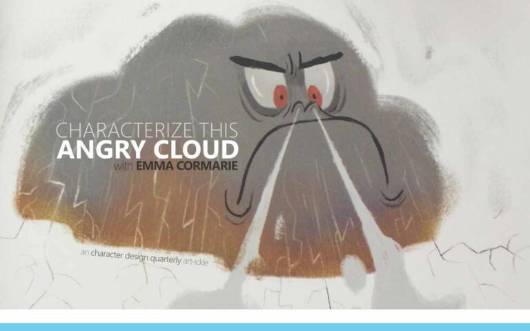 CHARACTERIZE THIS: ANGRY CLOUD WITH EMMA CORMARIE - a Character Design Quarterly Art-ickle : Episode 174 of the So Free Art Podcast, with Artist Sophie Lawson