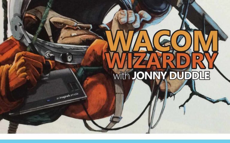 Wacom Wizardry with Jonny Duddle - An ImagineFX Magazine Art-ickle : Episode 216 of the So Free Art Podcast, with Artist Sophie Lawson