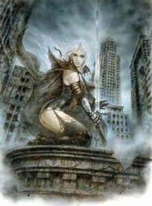 LUZ AVALANCH by Inspirational Artist Luis Royo