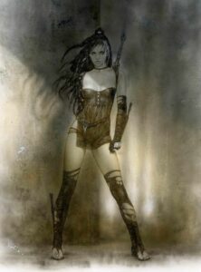 LUZ AT THE PALACE OF NERGAL by Inspirational Artist Luis Royo