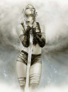 LUZ SWORD NEW YORK by Inspirational Artist Luis Royo