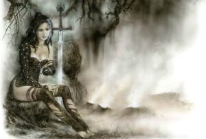 LUZ Y LOS BOSQUES DE ZUGARRAMURDI by Inspirational Artist Luis Royo