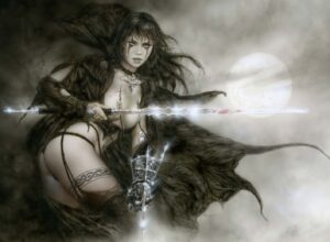 THE FIVE FACES OF HECATE 4 by Inspirational Artist Luis Royo