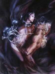 UNDER THE BLACK WIND by Inspirational Artist Luis Royo