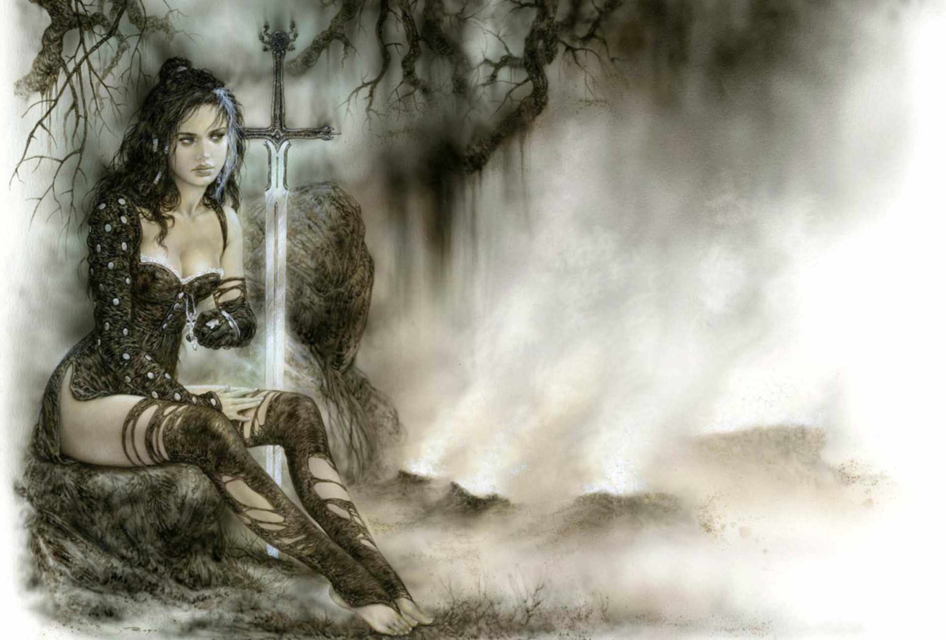 Final Image Luz by Artist Luis Royo