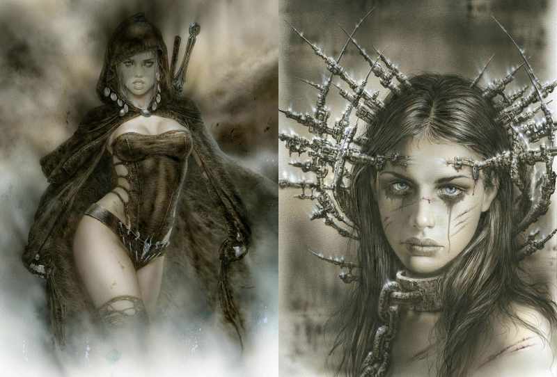 My Favourite Luis Royo Art Luz the return 2 and The Announcement